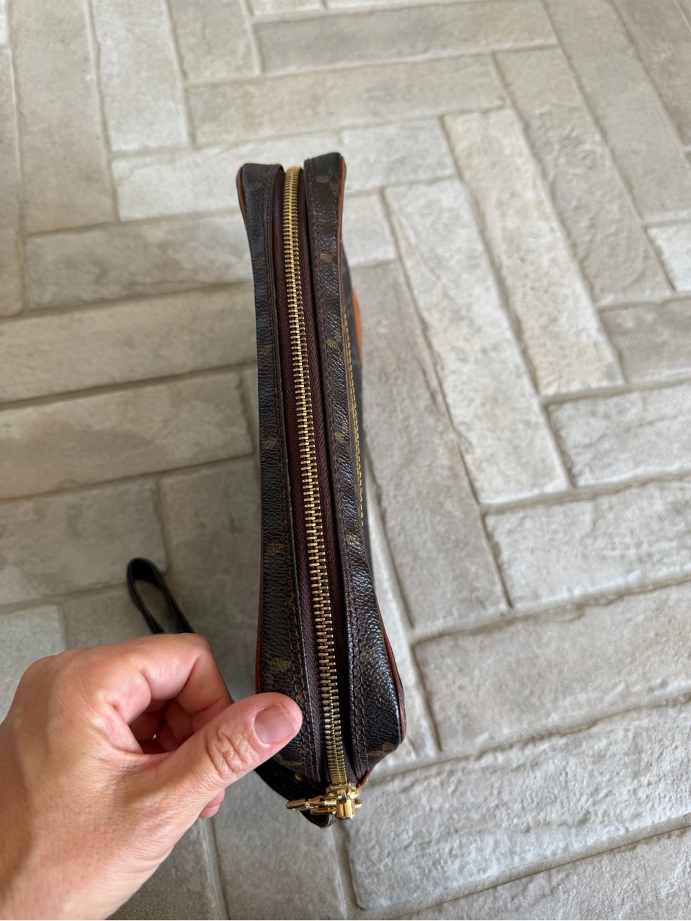 Louis Vuitton Vintage Marly Dragonne GM Monogram Clutch - Picture 14 of 16